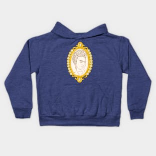 Frida Kahlo Cameo Pin Kids Hoodie